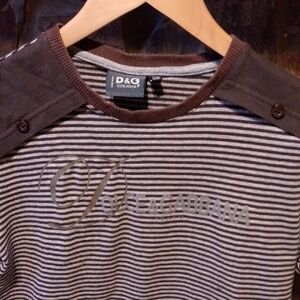 Dolce&Gabbana Made In Italy Stripped T-shirt
